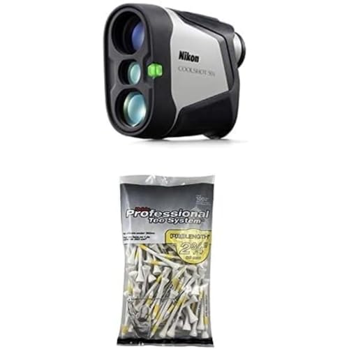 Image of Nikon COOLSHOT 50i + Master Golf PRIDE 2.3/4 WOOD TEES