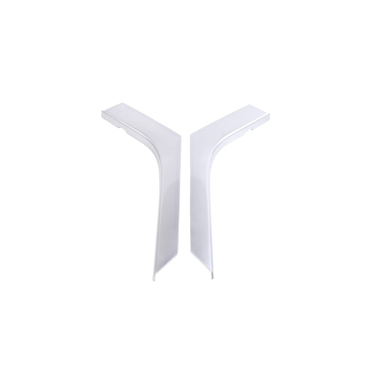 Striscia decorativa laterale per console centrale del cambio, in plastica ABS, per Land Rover Range Rover Evoque 2012-2018 (argento)