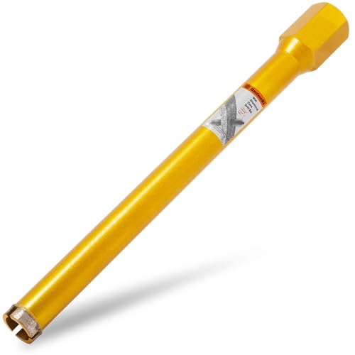 DaduoRi 1 1/4 Inch Wet Core Drill Bit, 1.25" Core Bits for Concrete, 14" Drilling Depth, 1-1/4"-7 Thread Diamond Core Drill for Cured Concrete, Hard Masonry, Brick Block, Cement, Stucco, Stone (32mm)