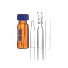 Glass Vial Insert 6 * 31mm Conical Base Clear Insert Pack of 100