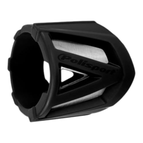 Protecteur de silencieux universel Polisport noir en inox et silicone