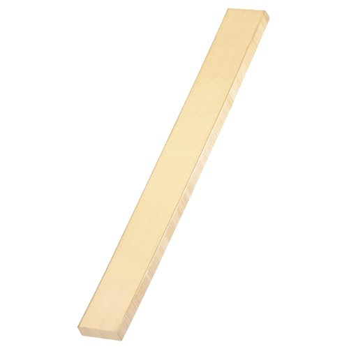 uxcell 1 Pcs Brass Flat Bar Stock, 0.79"x1.18"x12" Square Metal Solid Brass Bars for Knife Making DIY Handicrafts Architectural Decoration Industry Thermal Conductivity