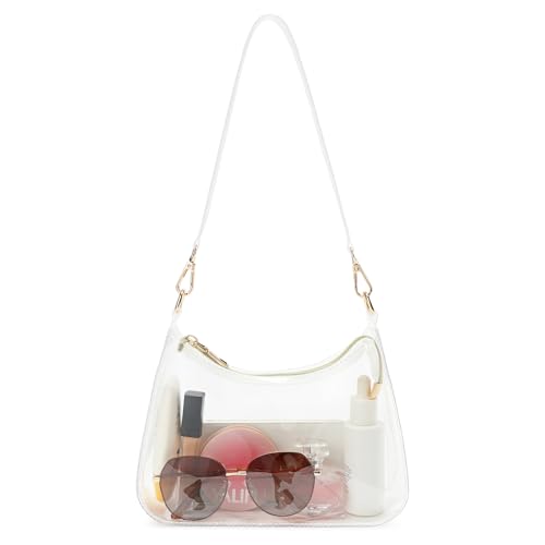 NEOREAL Clear Bag for Stadium Events, Clear Crossbody Purse, Small Purse Handbag for Women Transparent, Concert Bag