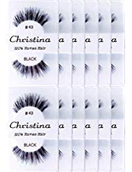 60 Packs Eyelashes - #43 by Christina