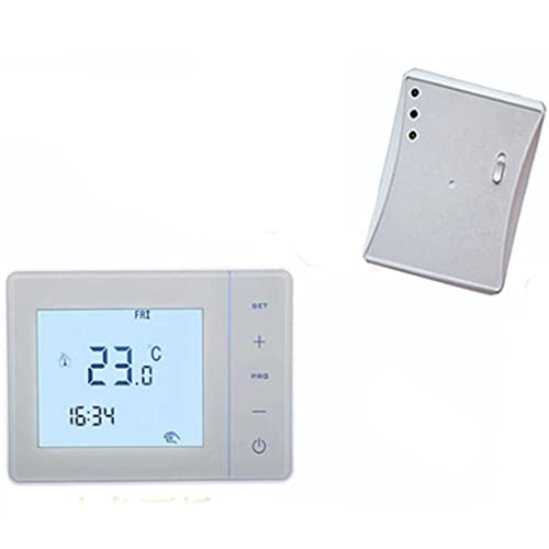 LOOM TREE® HY01RF RF Wireless Room Thermostat Wall Gas Boiler Heating Remote Controller White | Home Improvement | Heating Cooling & Air | Thermostats | Programmable Thermostats Deal