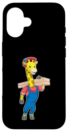 キリン 木工職人 木材 工芸 スマホケース iPhone 16 用