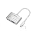 CableDeconn Aluminum Shell Multi-Function Thunderbolt Mini Displayport to HDMI VGA Converter Adapter Cable for Apple MacBook Surface pro Thinkpad X1 HDMI 4K HDTV Eyefinity VGA Adapter