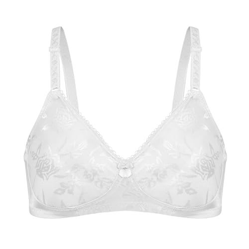 Image of Bestform Women's 5006222 Floral Jacquard Wireless Soft Bra with Lightly-Lined Cups