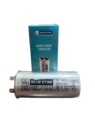 Image of Bluestar Air Conditioner Capacitor - 36 MFD, Alluminium