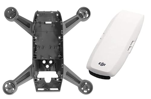 INSYOO Spark Middle Frame/Shell + Spark Upper Shell White Standard Set Dron para Spark Drone Piezas de repuesto de repuesto