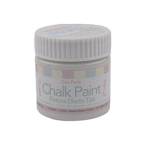 MP - Pintura Acrílica Artix Paints, Pintura Efecto Tiza, Color Gris Perla