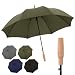 Produktbild Doppler Nature Stick Regenschirm I nachhaltiger Stockschirm aus PET-Flaschen & Holz I stabiler Automatik-Schirm mit 106cm Durchmesser I robust & sicher bei Wind & Regen