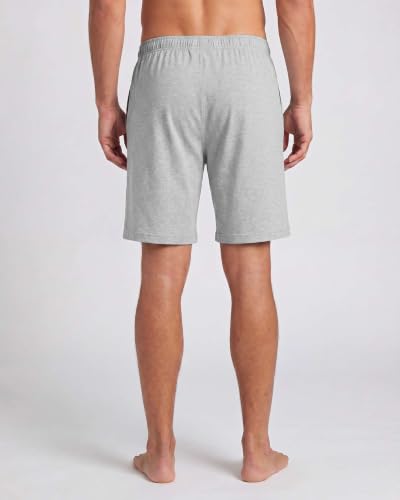 Image of Real Essentials 3 Pack: Mens Cotton Ultra-Soft Knit Sleep Pajama Shorts & Lounge Wear (Available In Big & Tall)