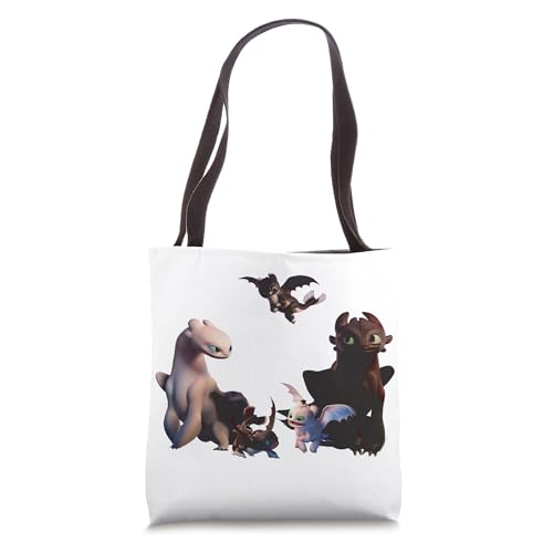 Bolso tote familiar Night Fury de How to Train Your Dragon 3 miniatura 1