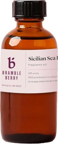 Image of Brambleberry Sicilian Sea Breeze Fragrance Oil | Citrus Sea Scent for Soap | Sicilian sea breeze fragrance oil for soap making, lotion, candles, bath bombs, scrubs, and fresh coastal citrus DIY.
