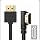 CANFON HD Cable 90 Degree Angle Bend Skyworth HDMI-Compatible Interface Data Line Set Box Connect TV (1m, CF-HD-D)