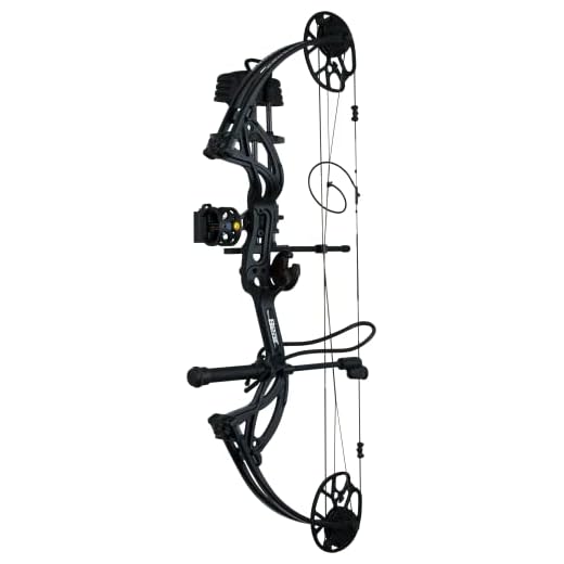 Bear Archery Cruzer G3 Ready to Hunt Compound Bow Package for Adults and Youth, Right Hand, Shadow