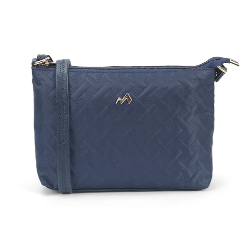 Image of Metro Women Casual Fabric Soft Body Zipper closure Quilted Sling Bag