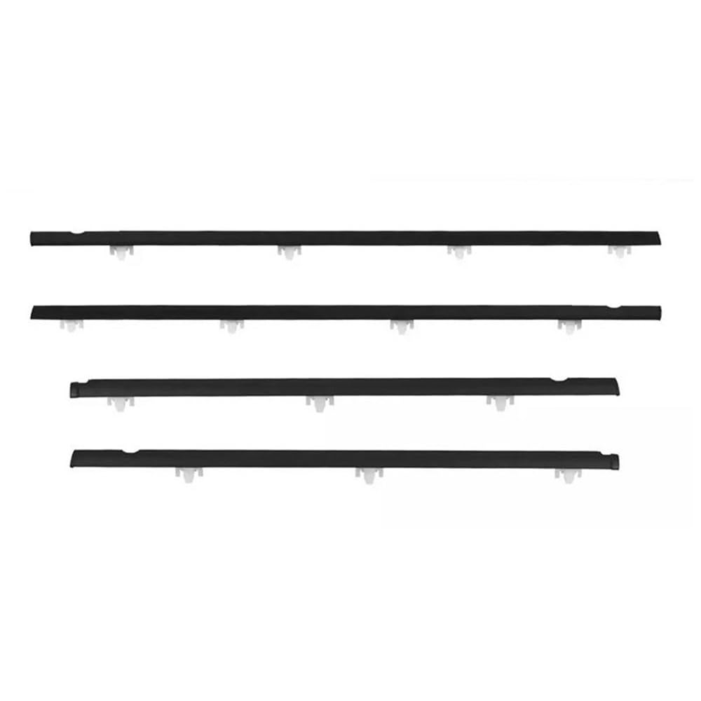 Mltlkppvng One Color Car Seal Strip For Nissan For Sentra B13 Tsuru Sunny Sedan 1990-1994 4 Door Window Weatherstrip Belt Glass Waterproof Sealing Strips 80820-50Y01