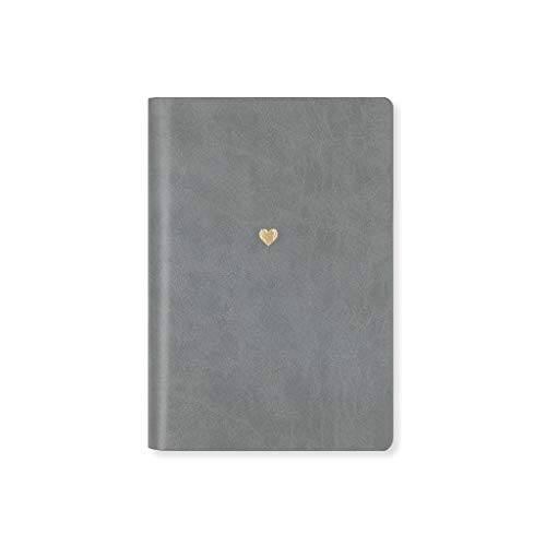 HJHJ Cuadernos Horario portátil, de Escritorio Bloc de Notas Libro del Diario, A5 164 * 114 mm 6.4 * 4.4, Tomando el Diario Multifuncional Interior Página 1 Pack blocs de Notas (Color : Gray)