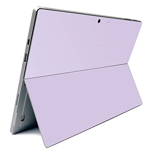 Image of MightySkins Carbon Fiber Skin for Microsoft Surface Pro 7 - Solid Lilac | Textured Carbon Fiber Finish | Easy to Apply, Remove, and Change Styles | Made in The USA (CF-MISURPR7-Solid Lilac)