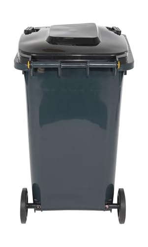 Image of Vestil TH-64-GY High Density Polyethylene 64 Gallon Trash Can Gray