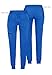 Adar Pro Scrubs for Women - Ultimate Yoga Jogger Scrub Pants - P7104 - Royal Blue - S