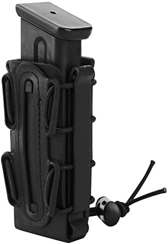Outry 9mm Molle Magazine Pouch, Tactical Magazine Carrier with Belt Buckle Connector for Outdoor Airsoft/ BB Gun/CS Game/Hunting / Shooting