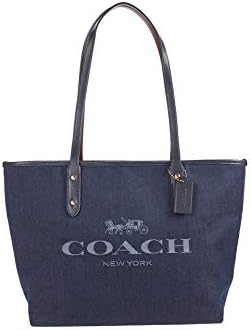coach city zip tote with horse and carriage