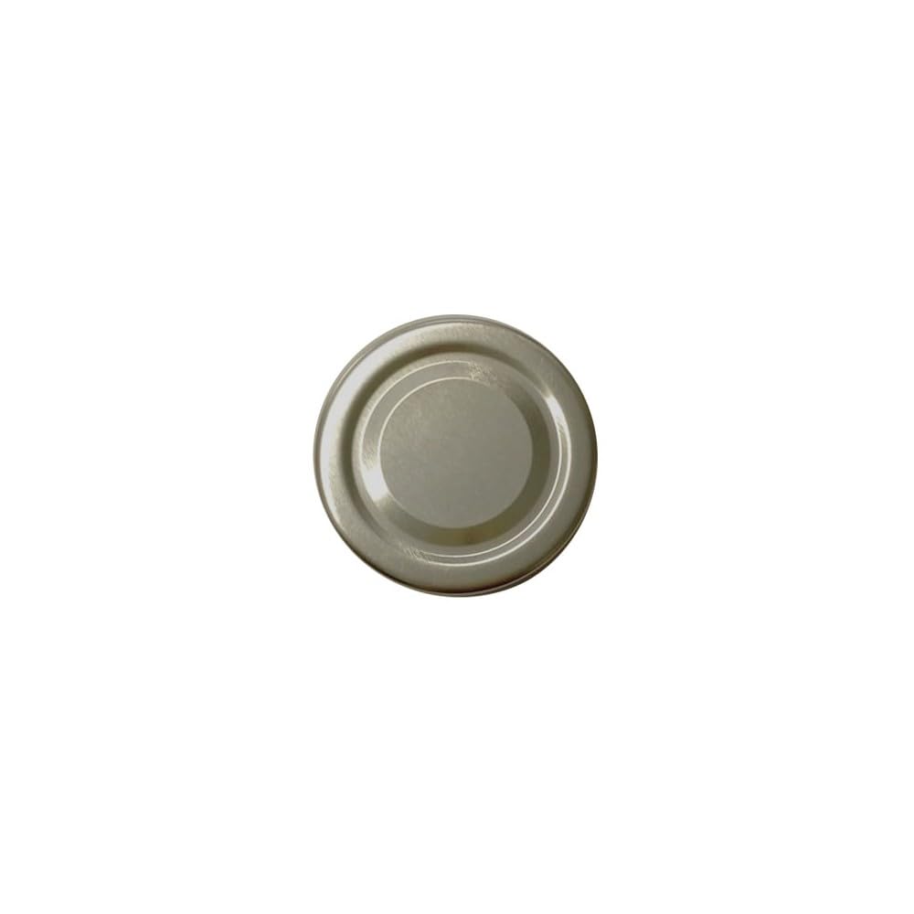 10 X JAM JAR CAP LIDS TWIST OFF - 58mm/Normal & Deep). IDEAL FOR ANY TYPE OF PRESERVES,HONEY,JAM,MARMALADE,CHYTNEYS,THE LIDS ARE ACID PROOF. (Plain Silver Deep)
