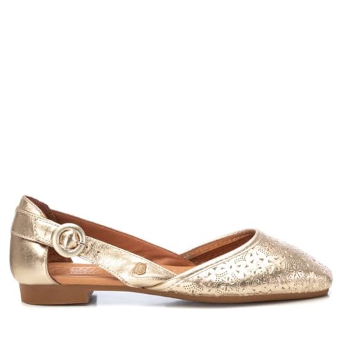 Bailarinas mujer Carmela 161584 de piel flexible con suela cómoda para caminar sin cansancio