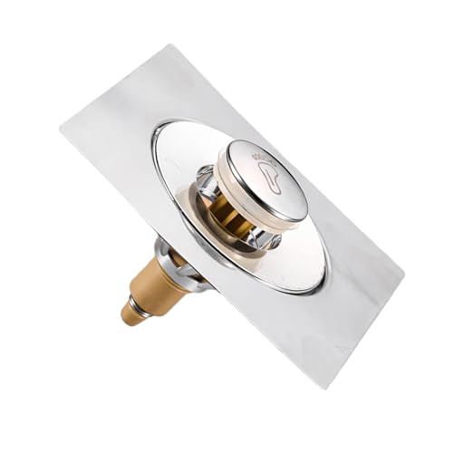 Lodoot Colador de drenaje de suelo de pie, cuadrado, para ducha, para baño, ducha, fácil de usar, núcleo de drenaje de suelo antiolor