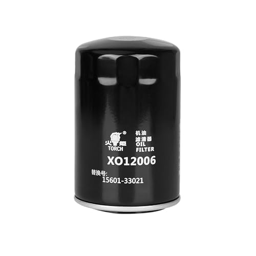 TORCH Automotive Replacement Oil Filter XO12006 Compatible with 15601-33021 (Pack of 1) OEM