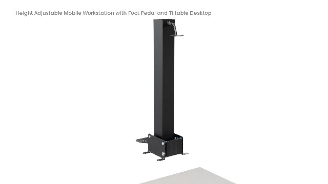 Bureau zit sta laptoptafel - presentatie lessenaar - verrijdbaar