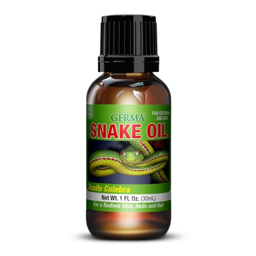 Germa Snake Oil (Aceite de Culebra) Traditional Botanical Massage Oil for Skin Comfort Soothing Liquid Liniment with Natural Essential Oils 2 fl oz (59ml)