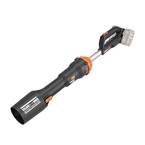WORX Leafjet WG585E.9 Accu-bladblazer, 40 V, zonder accu en oplader,zwart/oranje