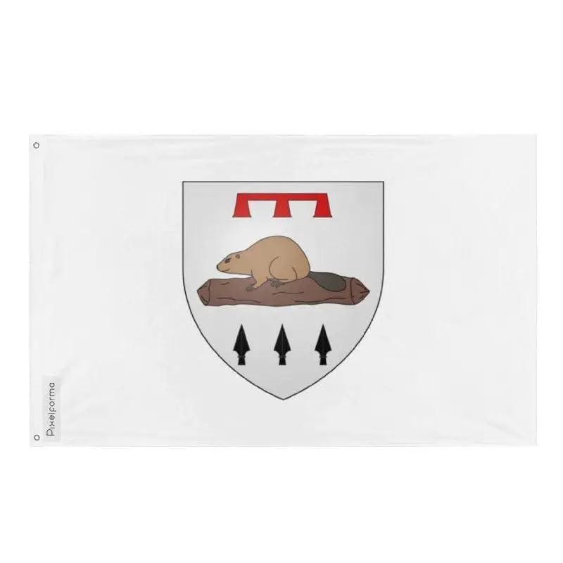 Drapeau Matane en polyester résistant pour intérieur et extérieur par Pixelforma