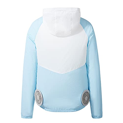 Unisex Cooling Jacket Air-Conditioned with Moisture-Wicking Fabric for Summer Sports/Outdoor Heat Protection2