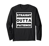 Photo Gallery dritto outta pazienza divertente mamma citazione insegnante regalo vita maglia a manica Photo Gallery dritto outta pazienza divertente mamma citazione insegnante regalo vita maglia a manica