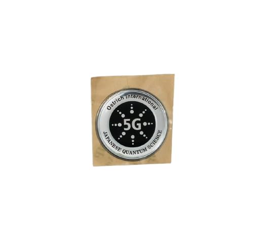 Japanese Quantum Science 5G Anti Radiation Chip Sticker (No Light) for The Best EMR Neutralizer - All Mobile Phones, Tablet, iPad iPod, Mac-Book, Computer & Laptop [ Antiradiation Shield (Sliver 5G)