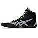 ASICS Men's MATCONTROL 3 Wrestling Shoes, 10, Grey Blue/Safety Yellow