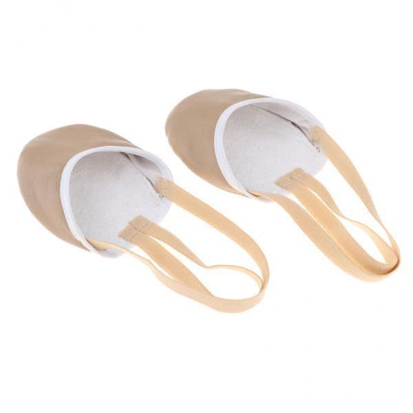 ARTISOUL® 4xWomen Girls Rhythmic Gymnastics Ballet Dance Leather Half Sole Toe Shoes S | Sporting Goods | Team Sports | Gymnastics | Clothing | Women