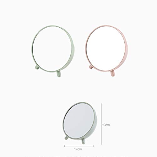 Lurrose Nordic Desktop Storage Vanity Mirror Criativo Round Desktop Jóias Diversos Caixa de Armazena