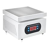 MaxEarn 550W Heizplatte, 400° C PCB Lötstation Heizplatte, Digitale LED Kochplatte Mikrocomputer Elektrische Lötheizplatte, Vorheizen Lötheizplatte für Lab Lötstation Schweißer, 150X150mm (EU Stecker)