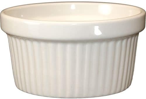 RAMF-3-AW White Fluted 3 Oz Ramekin - 36/ CS