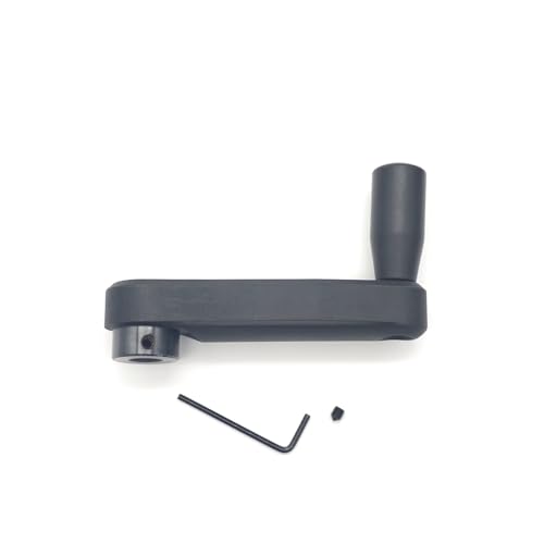 Image of 4inch Nylon Foldable Crank Handle Hidden Style Drill Press Revolving Handle with Round or Square Installation Hole for Industry Lathe Milling Grinding Machine (Round Hole 12x100)