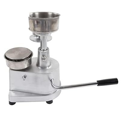 Burgerpresse, Fleischmaschine, Manuelle Hamburger-Patty-Maschine, Aluminium-Edelstahl-Formmaschine mit 500 Fettdichten Papieren Zum Grillen(Durchmesser 150 mm) – Bild 7