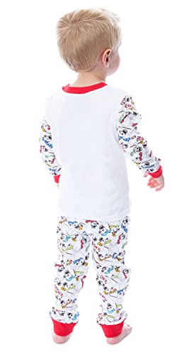 Frosty the Snowman Frosty Bunch Holiday Cotton Pajama Set, White, 5T2