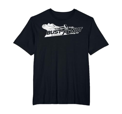 Vintage Alpa Chino's Bust A Nut Energy Bars T-Shirt, Men's Big and Tall, Black, 3X Tall