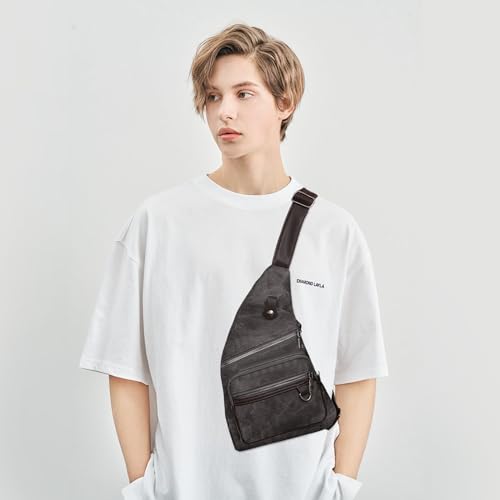 Anti Theft Travel Bag for Women Men Anti Theft Waterproof Slim Sling Bag Crossbody Shoulder Bags2